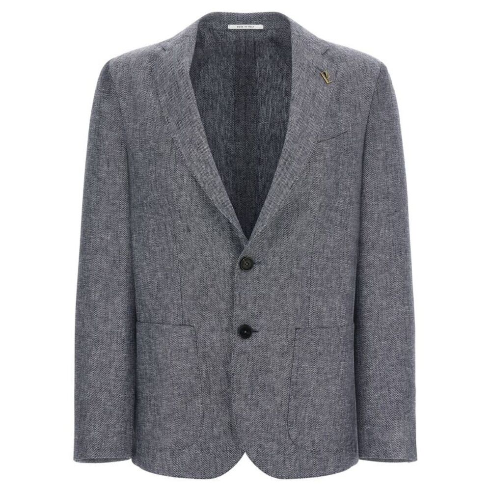 Pal Zileri Blue Linen Men's Blazer